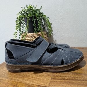 V Italia 1705 Genova Mary‎ Jane blue size 40/9